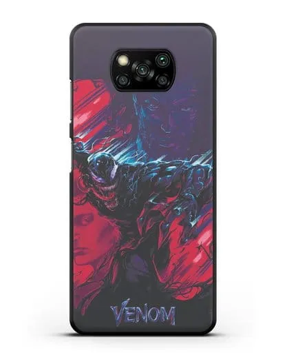 Чехол с иллюстрацией Веном (Venom) силиконовый для Xiaomi Poco X3