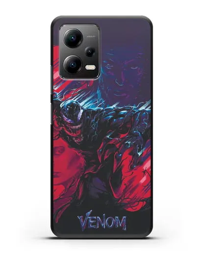 Чехол с иллюстрацией Веном (Venom) силиконовый для Xiaomi Poco X5