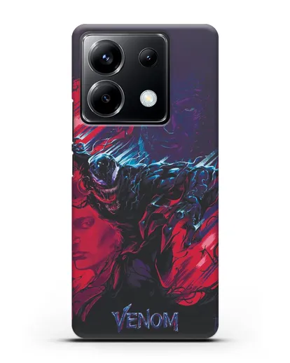 Чехол с иллюстрацией Веном (Venom) силиконовый для Xiaomi Poco X6