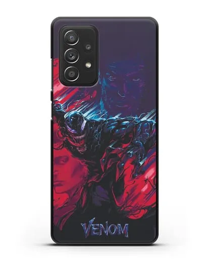 Чехол с иллюстрацией Веном (Venom) силиконовый для Samsung Galaxy A53