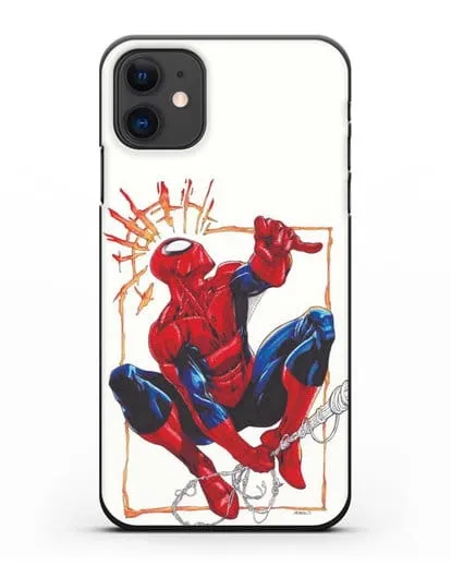 Чехол Паучье чутьё Человека-паука силиконовый для iPhone 11