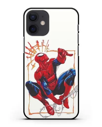 Чехол Паучье чутьё Человека-паука силиконовый для iPhone 12 mini