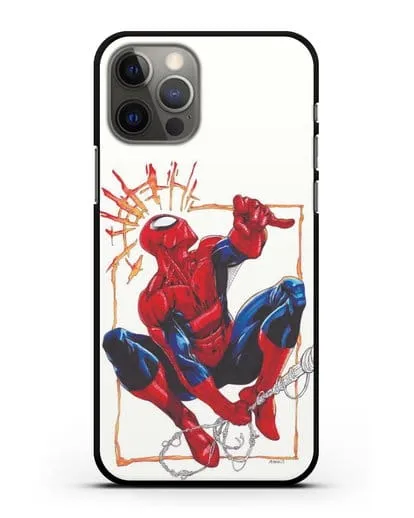 Чехол Паучье чутьё Человека-паука силиконовый для iPhone 12 Pro