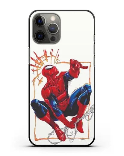 Чехол Паучье чутьё Человека-паука силиконовый для iPhone 12 Pro Max