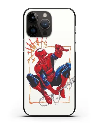 Чехол Паучье чутьё Человека-паука силиконовый для iPhone 14 Pro Max