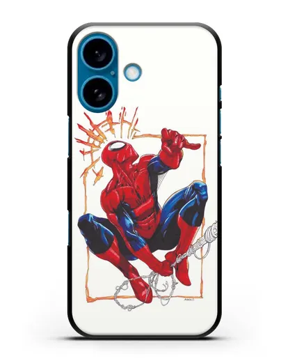 Чехол Паучье чутьё Человека-паука силиконовый для iPhone 16