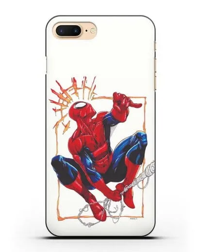 Чехол Паучье чутьё Человека-паука силиконовый для iPhone 7 Plus