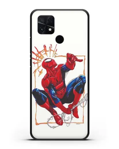 Чехол Паучье чутьё Человека-паука силиконовый для Xiaomi Poco C40