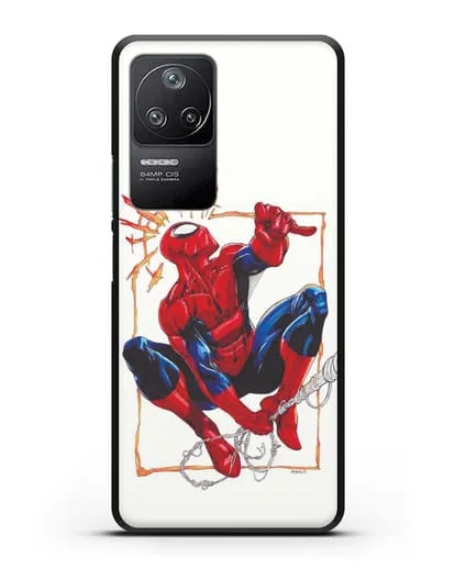 Чехол Паучье чутьё Человека-паука силиконовый для Xiaomi Poco F4