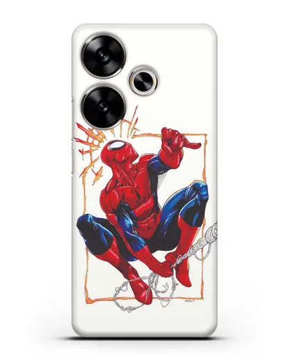 Чехол Паучье чутьё Человека-паука силиконовый для Xiaomi Poco F6