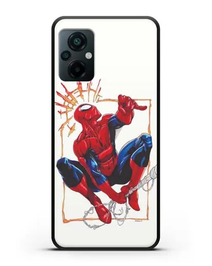 Чехол Паучье чутьё Человека-паука силиконовый для Xiaomi Poco M5