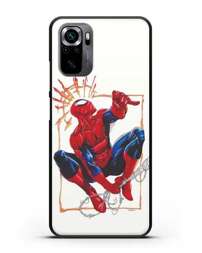 Чехол Паучье чутьё Человека-паука силиконовый для Xiaomi Poco M5s