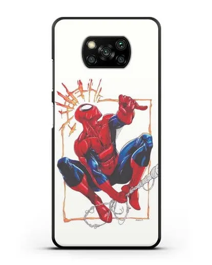 Чехол Паучье чутьё Человека-паука силиконовый для Xiaomi Poco X3