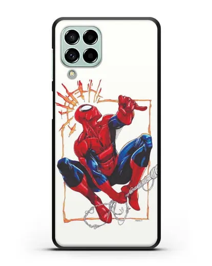 Чехол Паучье чутьё Человека-паука силиконовый для Samsung Galaxy M53 [SM-M536]