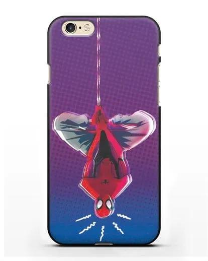 Чехол Человек-паук висит силиконовый для iPhone 6s