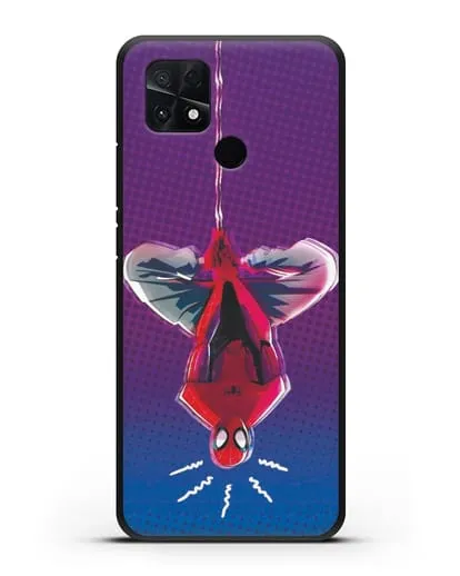 Чехол Человек-паук висит силиконовый для Xiaomi Poco C40