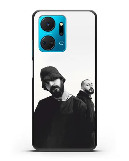 Чехол с принтом Miyagi and Andy Panda силиконовый для Honor X7a Plus