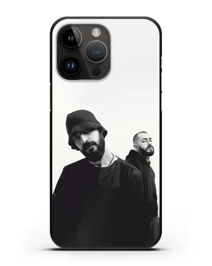 Чехол с принтом Miyagi and Andy Panda силиконовый для iPhone 14 Pro Max