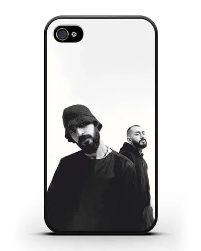 Чехол с принтом Miyagi and Andy Panda силиконовый для iPhone 4/4s