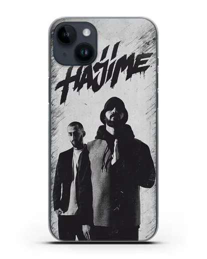 Чехол Hajime and Andy Panda силиконовый для iPhone 14 Plus