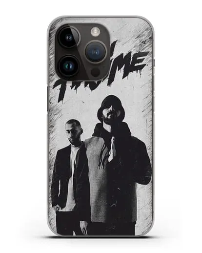 Чехол Hajime and Andy Panda силиконовый для iPhone 14 Pro