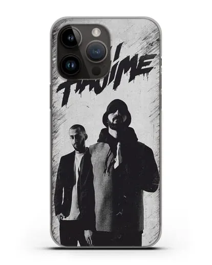 Чехол Hajime and Andy Panda силиконовый для iPhone 14 Pro Max