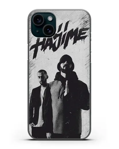 Чехол Hajime and Andy Panda силиконовый для iPhone 15 Plus