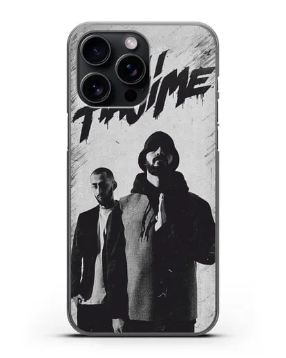 Чехол Hajime and Andy Panda силиконовый для iPhone 15 Pro Max