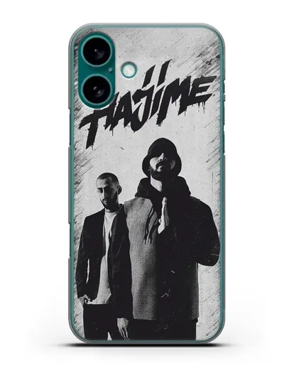 Чехол Hajime and Andy Panda силиконовый для iPhone 16 Plus