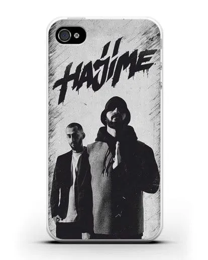 Чехол Hajime and Andy Panda силиконовый для iPhone 4/4s