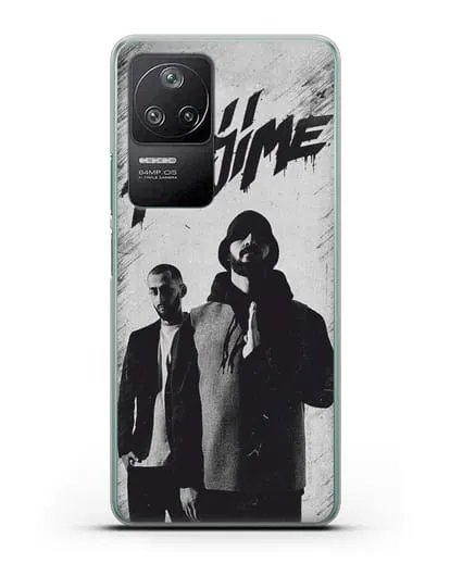 Чехол Hajime and Andy Panda силиконовый для Xiaomi Poco F4