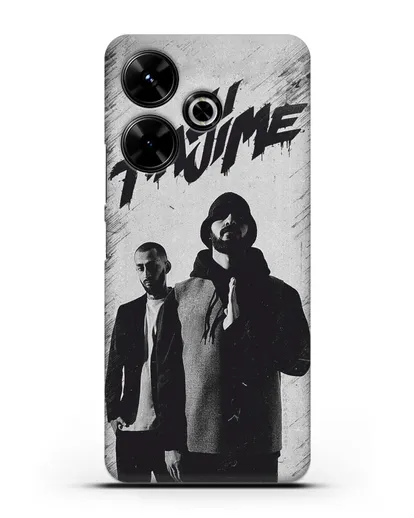 Чехол Hajime and Andy Panda силиконовый для Xiaomi Poco M6