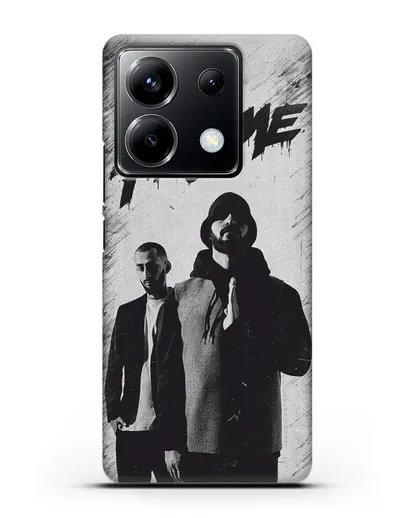 Чехол Hajime and Andy Panda силиконовый для Xiaomi Poco X6