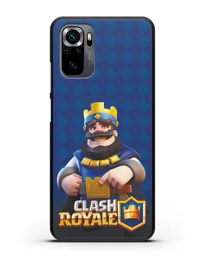 Чехол с принтом Клэш Рояль (Clash Royale) - Король силиконовый для Xiaomi Poco M5s
