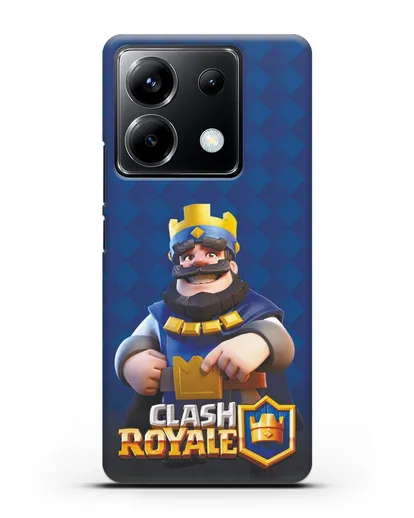 Чехол с принтом Клэш Рояль (Clash Royale) - Король силиконовый для Xiaomi Poco X6