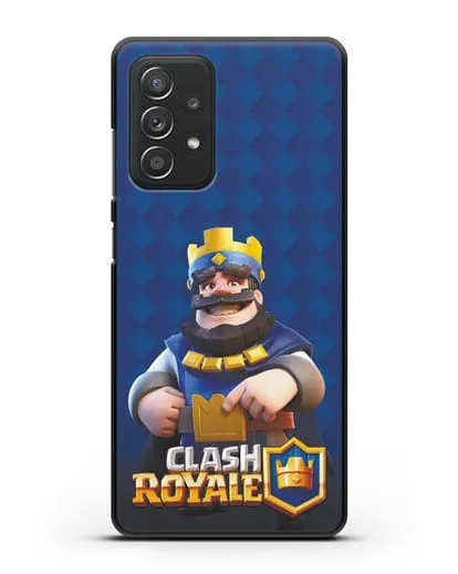 Чехол с принтом Клэш Рояль (Clash Royale) - Король силиконовый для Samsung Galaxy A53