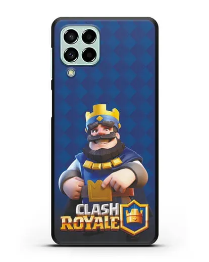 Чехол с принтом Клэш Рояль (Clash Royale) - Король силиконовый для Samsung Galaxy M53 [SM-M536]