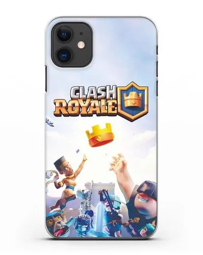 Чехол с принтом Клэш Рояль (Clash Royale) - Бой за корону силиконовый для iPhone 11