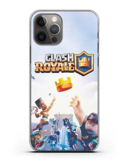 Чехол с принтом Клэш Рояль (Clash Royale) - Бой за корону силиконовый для iPhone 12 Pro
