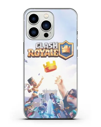 Чехол с принтом Клэш Рояль (Clash Royale) - Бой за корону силиконовый для iPhone 13 Pro