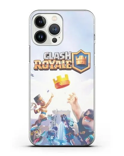 Чехол с принтом Клэш Рояль (Clash Royale) - Бой за корону силиконовый для iPhone 13 Pro Max