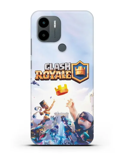 Чехол с принтом Клэш Рояль (Clash Royale) - Бой за корону силиконовый для Xiaomi Poco C51