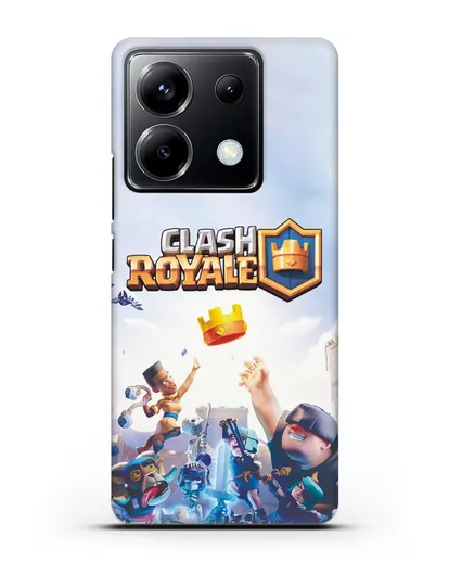 Чехол с принтом Клэш Рояль (Clash Royale) - Бой за корону силиконовый для Xiaomi Poco X6