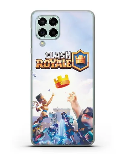 Чехол с принтом Клэш Рояль (Clash Royale) - Бой за корону силиконовый для Samsung Galaxy M53 [SM-M536]