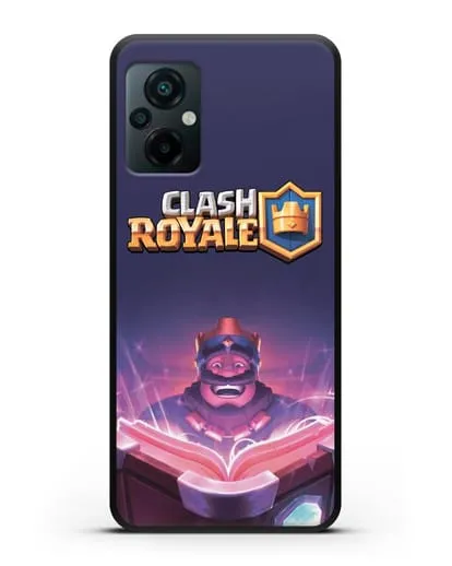 Чехол Клэш Рояль (Clash Royale) - Король с книгой силиконовый для Xiaomi Poco M5