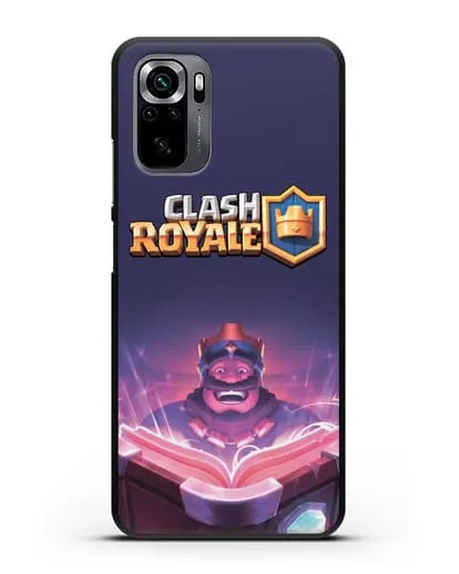 Чехол Клэш Рояль (Clash Royale) - Король с книгой силиконовый для Xiaomi Poco M5s
