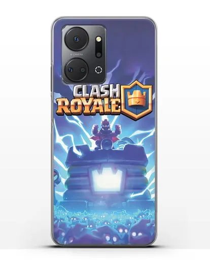 Чехол Клэш Рояль (Clash Royale) - Крепость силиконовый для Honor X7a