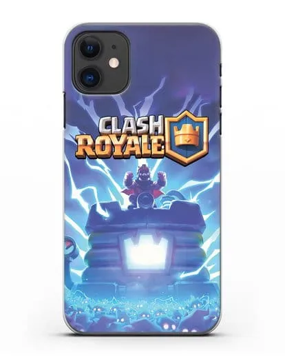 Чехол Клэш Рояль (Clash Royale) - Крепость силиконовый для iPhone 11