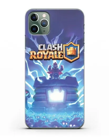 Чехол Клэш Рояль (Clash Royale) - Крепость силиконовый для iPhone 11 Pro Max