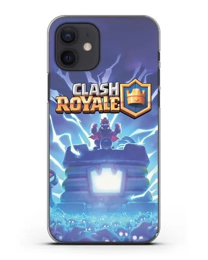 Чехол Клэш Рояль (Clash Royale) - Крепость силиконовый для iPhone 12